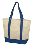10 Lot Large 20inch Grocery Shopping Beach Totes Bags Reusable Zippered Cotton Canvas Wholesale-Serve The Flag 2 image