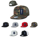 Decky Flat Bill Mesh Trucker Baseball 6 Panel Constructed Camo Two Tone Caps Hats-Serve The Flag 2 image
