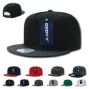 Decky Flat Bill Cotton 5 Panel Constructed High Crown Baseball Hats Caps-Serve The Flag 2 image