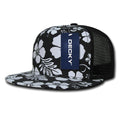 1 Dozen Decky Hibiscus Flower Floral Hawaiian Cotton Trucker Baseball Caps Hats Wholesale Bulk-Serve The Flag 7 image