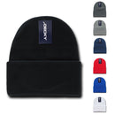 2 Pack New Classic Decky Beanies Cuffed Long Acrylic Skull Warm Winter Unisex-Serve The Flag 10 image