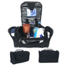 2 Pack Travel Organizer Accessory Toiletry Cosmetics Make Up Shaving Kit Bag-Serve The Flag 2 image