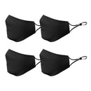 Cotton Face Mask 4 Pack Cloth Masks Multi Color for Mouth Nose Washable Reusable Double Layer Adjustable Unisex-Serve The Flag 17 image