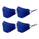 Cotton Face Mask 4 Pack Cloth Masks Multi Color for Mouth Nose Washable Reusable Double Layer Adjustable Unisex-Serve The Flag 18 image