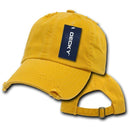 50 Lot Decky Vintage Frayed Washed Vintage Worn Look Polo 6 Panel Dad Hats Caps-Serve The Flag 5 image