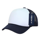 Decky Solid Two Tone 5 Panel Kids Foam Trucker Hats Caps Unisex-Serve The Flag 19 image