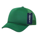 Decky Solid Two Tone 5 Panel Kids Foam Trucker Hats Caps Unisex-Serve The Flag 14 image