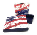 USA Patriotic Bifold Wallets In Gift Box Mens Womens Youth-UNCATEGORIZED-Empire Cove-FC-USA STARS STRIPES FLAG-Casaba Shop 11 image