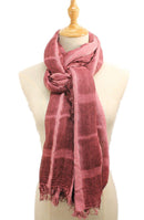 Casaba Womens Cotton Classy Sheer Scarves Scarf Shawls Light Wrap-Serve The Flag 7 image