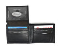 Belano RFID Blocking Real Leather Bifold Wallets for Cards ID with Box Men Women-Serve The Flag 27 image