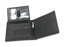 Casaba Genuine Leather Bifold Wallets Cash Slots ID Coin Key Pocket Mens Womens-Serve The Flag 33 image