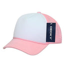 Decky Solid Two Tone 5 Panel Kids Foam Trucker Hats Caps Unisex-Serve The Flag 23 image