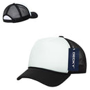 Decky Solid Two Tone 5 Panel Kids Foam Trucker Hats Caps Unisex-Serve The Flag 37 image