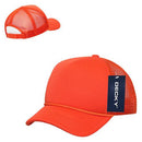 Decky Solid Two Tone 5 Panel Kids Foam Trucker Hats Caps Unisex-Serve The Flag 54 image