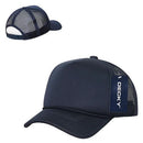 Decky Solid Two Tone 5 Panel Kids Foam Trucker Hats Caps Unisex-Serve The Flag 52 image