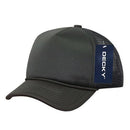 Decky Solid Two Tone 5 Panel Kids Foam Trucker Hats Caps Unisex-Serve The Flag 8 image