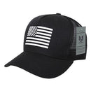 Rapid Dominance USA American Rubber Flag Acrylic 5 Panel Trucker Dad Caps Hats-Serve The Flag 7 image