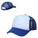 Decky Solid Two Tone 5 Panel Kids Foam Trucker Hats Caps Unisex-Serve The Flag 63 image