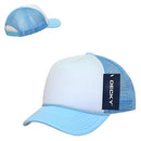 Decky Solid Two Tone 5 Panel Kids Foam Trucker Hats Caps Unisex-Serve The Flag 65 image