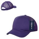 Decky Solid Two Tone 5 Panel Kids Foam Trucker Hats Caps Unisex-Serve The Flag 58 image