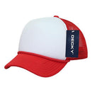 Decky Solid Two Tone 5 Panel Kids Foam Trucker Hats Caps Unisex-Serve The Flag 27 image