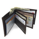 Casaba Genuine Leather Bifold Wallets Cash Slots ID Coin Key Pocket Mens Womens-Serve The Flag 17 image