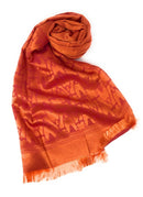 Casaba Womens Royal Elegant Formal Silk Feel Scarves Scarf Shawl Light Wrap-Serve The Flag 14 image