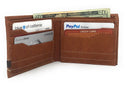 Casaba Genuine Leather Bifold Wallets Cash Slots ID Coin Key Pocket Mens Womens-Serve The Flag 7 image