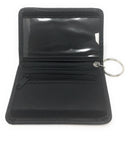 1 Dozen Slim Wallet Double ID Holder w/ Keys Ring Coin Pocket Wholesale Bulk-Serve The Flag 3 image