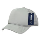 Decky Solid Two Tone 5 Panel Kids Foam Trucker Hats Caps Unisex-Serve The Flag 12 image