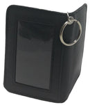 1 Dozen Slim Wallet Double ID Holder w/ Keys Ring Coin Pocket Wholesale Bulk-Serve The Flag 2 image