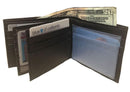 Casaba Genuine Leather Bifold Wallets Cash Slots ID Coin Key Pocket Mens Womens-Serve The Flag 22 image
