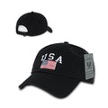 Patriotic USA Flag Cotton Polo Relaxed Dad Hats Caps Unisex Mens Women Rapid New-Serve The Flag