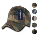 Decky Cotton Camouflage Curve Bill Baseball Hats Caps Snapback Unisex-Serve The Flag 1 image