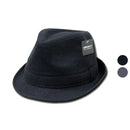 1 Dozen Decky Melton Fedoras Wool Band Caps Hats Hipster Miami Wholesale Lots-Serve The Flag 1 image