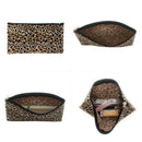 Empire Cove Womens 3 Piece Gift Set Leopard Tote Bag Cosmetic Bag Pouch Mirror-Casaba Shop 4 image