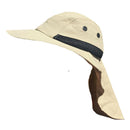 Visor Sun Hats Caps Long Flap Neck Cover Bucket Boonie Fishing Golf Beach Summer-Serve The Flag 1 image