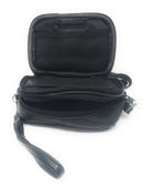 Leather Fanny Pack Waist Bag Pouch Travel Purse Organizer Shoulder Strap 6-1/2inchx4-1/2inch-Serve The Flag 3 image