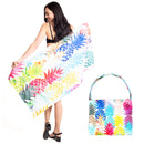 Empire Cove 2 in 1 Convertible Beach Towel Tote Bag Shoulder Bag Pool Swim  25 image