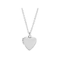 Empire Cove 14K Gold Sterling Silver Dipped Jewelry Heart Locket Pendant Necklace-Casaba Shop
