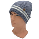 Empire Cove Winter Knit Striped Beanie-UNCATEGORIZED-Empire Cove-Black-Casaba Shop 20 image