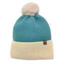 Empire Cove Winter Ribbed Knit Beanie with Faux Fur Pom Pom Hats Gifts for Her-Beanies-Empire Cove-Blue-Casaba Shop 10 image