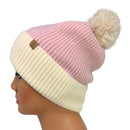 Empire Cove Winter Ribbed Knit Beanie with Faux Fur Pom Pom Hats Gifts for Her-Beanies-Empire Cove-Rust-Casaba Shop 13 image