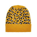 Empire Cove Winter Knit Ribbed Leopard Cuff Beanie-UNCATEGORIZED-Empire Cove-Mustard-Casaba Shop 20 image