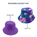 Empire Cove Tie Dye Ice Crumple Bucket Hat Reversible Fisherman Cap Women Men 3 image