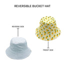 Empire Cove Fruit Print Bucket Hat Reversible Fisherman Cap Women Men Summer 18 image