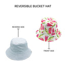 Empire Cove Fruit Print Bucket Hat Reversible Fisherman Cap Women Men Summer 22 image