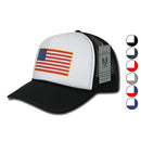 Rapid Dominance Patriotic USA Flag Classic Foam Mesh Trucker Caps Hats-Serve The Flag 1 image