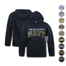US Military Air Force Army Marines Coast Guard Navy Pullover Hoodie Sweatshirt-Serve The Flag 1 image