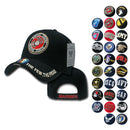 1 Dozen Veteran Military Army Airforce Navy Marines Baseball Hats Caps Wholesale-Serve The Flag 1 image
